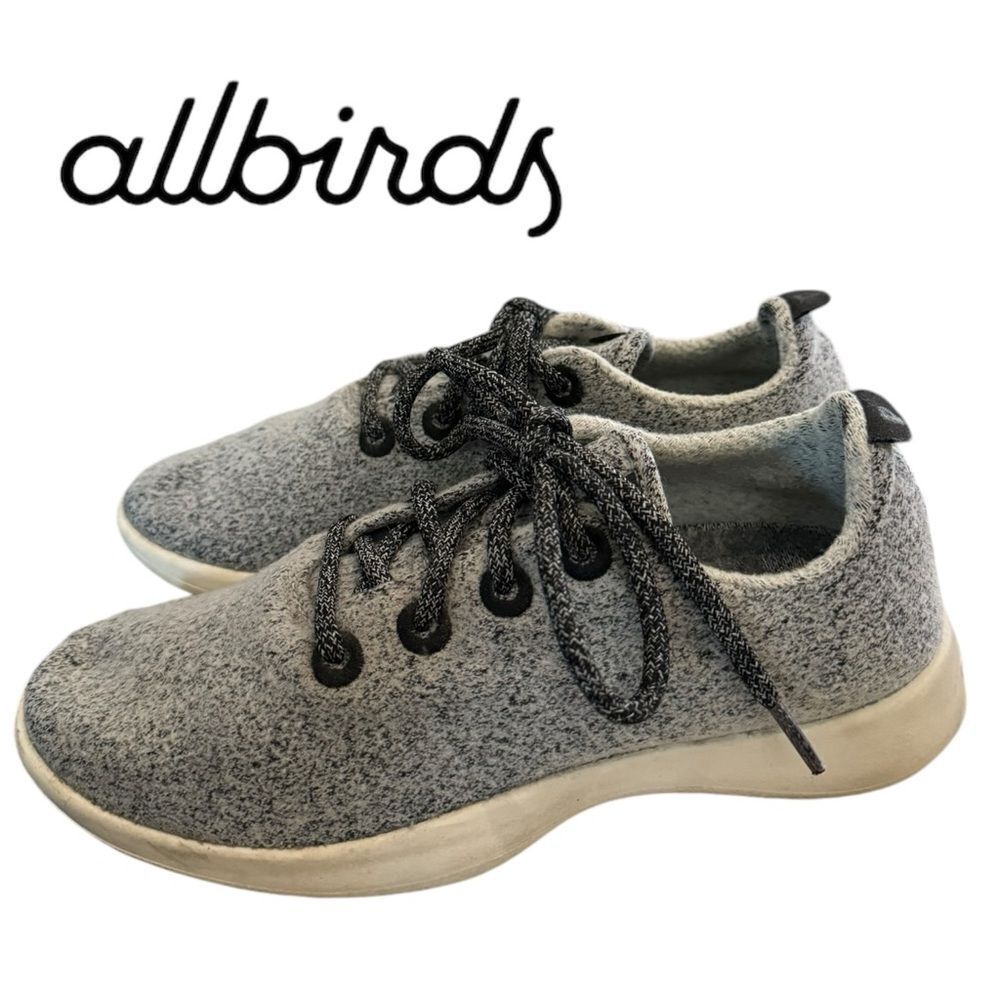 Allbirds 0519 NV1 Women's Merino Wool Runners Gray Athletic Shoes Sneakers 8